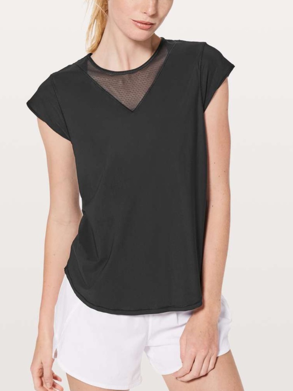 Lululemon Athletica For the run Short Sleeve black